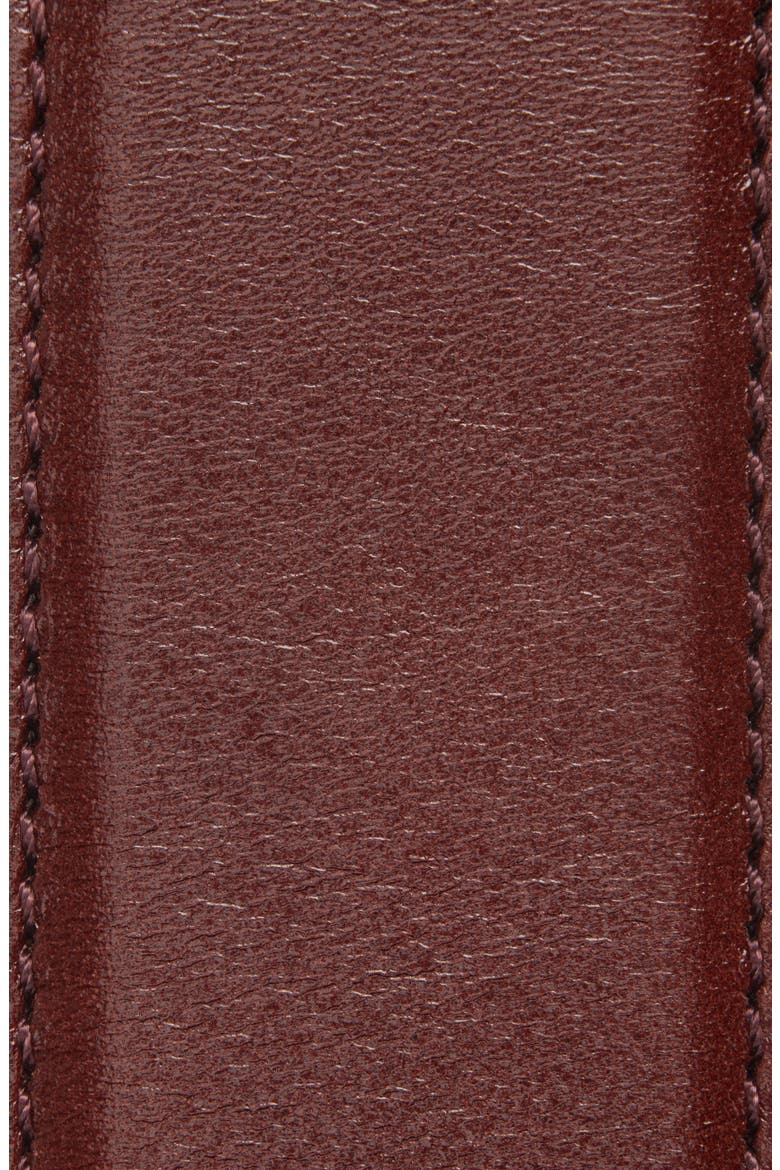 Leather Belt, Alternate, color, ROSEWOOD-GOLD 82