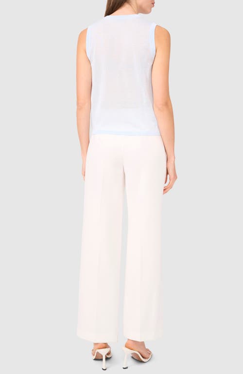 Halogenr Halogen(r) Sequin Detail Sleeveless Sweater In Ice Water