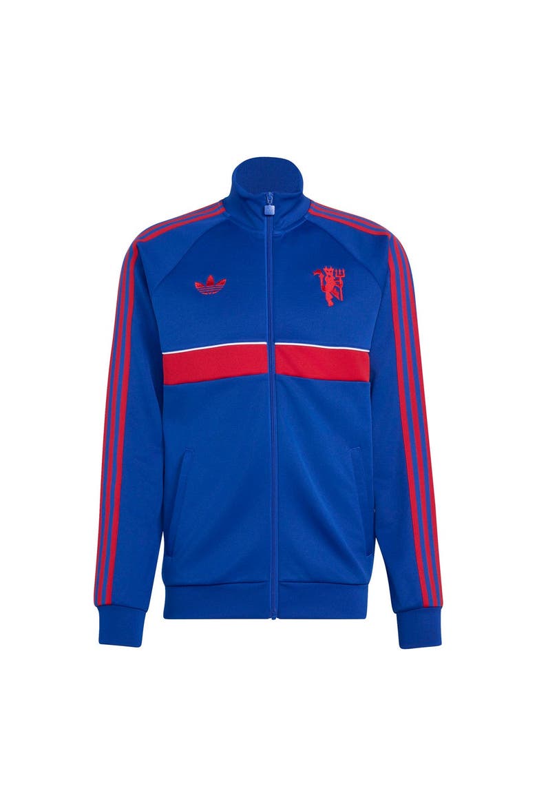 Men's adidas Originals Royal Manchester United OG 2.0 Icon Full-Zip Track Jacket, Alternate, color, Royal