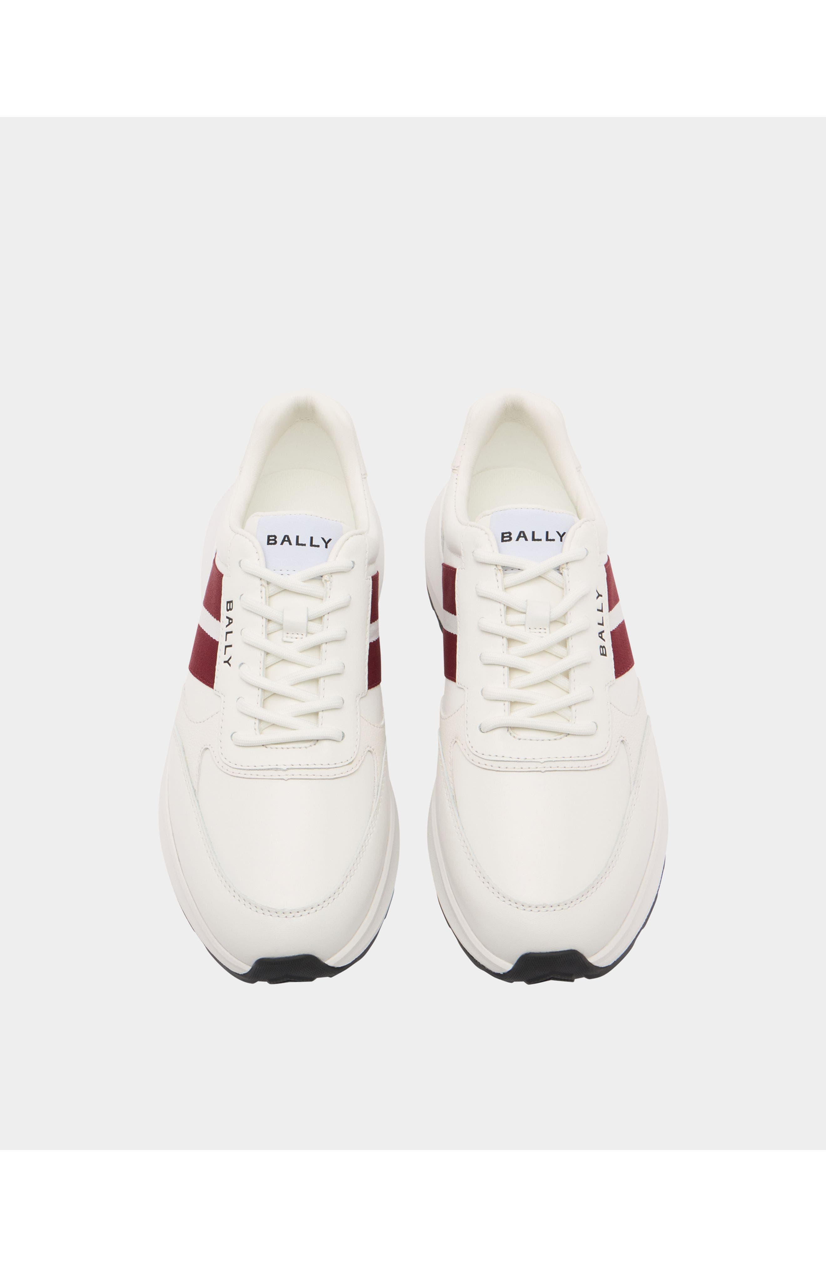 Bally Sylen Sneaker in Leather, Alternate, color, White