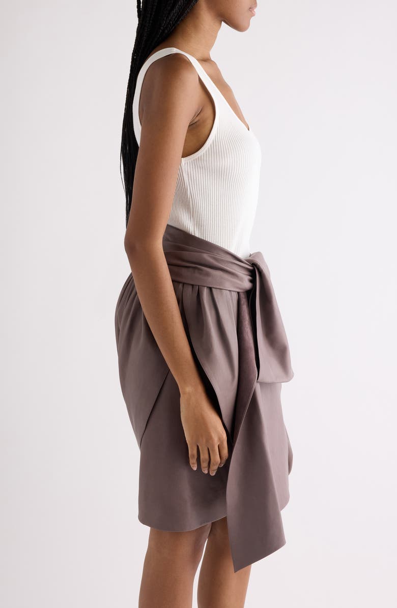 Chloé Logo Embroidered Cotton Rib Tank, Alternate, color, White