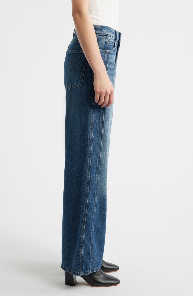 WARP+WEFT High Waist Wide Leg Jeans, Alternate, color, Scenic Route