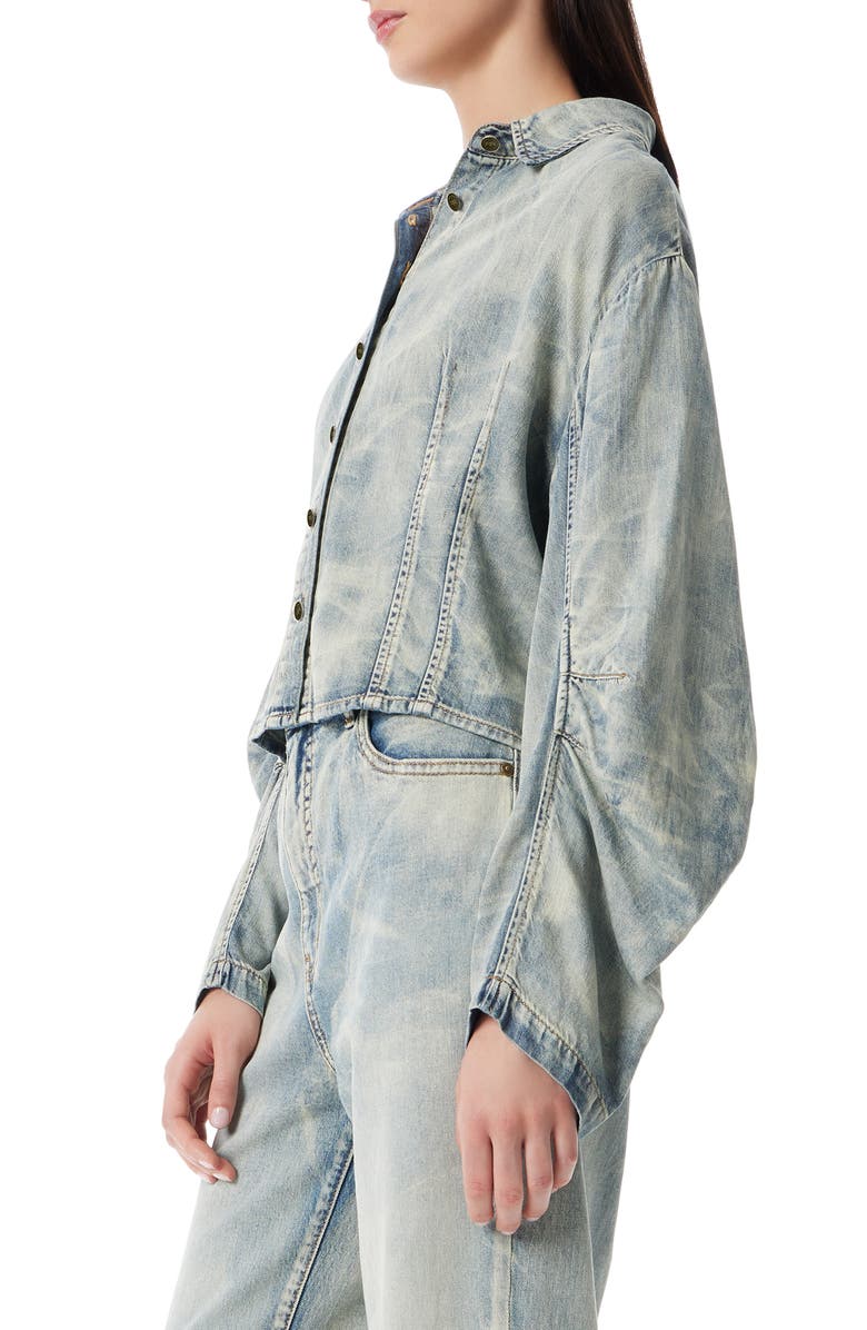Robert Rodriguez Kelly Barrel Sleeve Denim Jacket, Alternate, color, Hypnosis