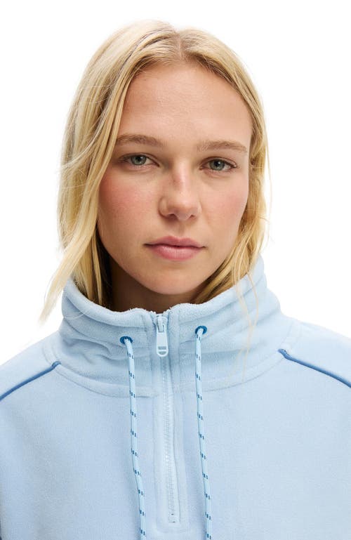 Cotton On Body Active Explorer Polar Fleece Half Zip Jumper In Blue