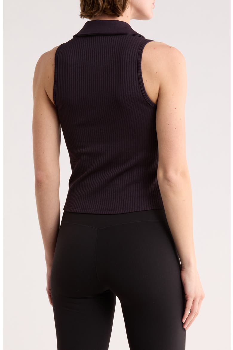 Stretch Seamless Rib Polo, Alternate, color, PURPLE NEBULA
