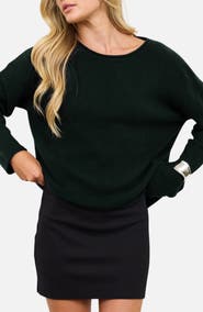 Blu Pepper Center Seam Sweater
