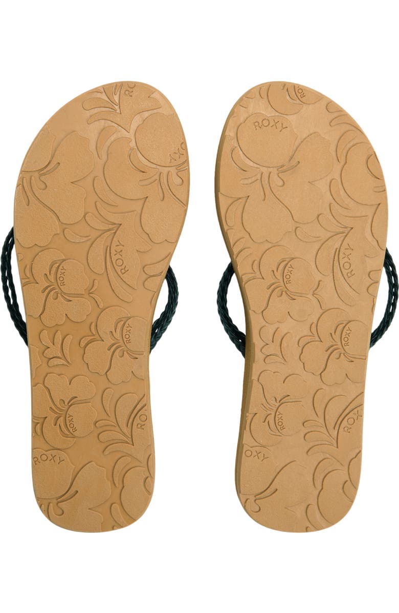 Roxy Costas Flip Flop, Alternate, color, Black