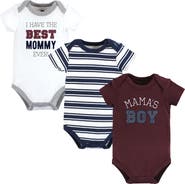 Hudson Baby Cotton 3-Piece Bodysuit Bundle