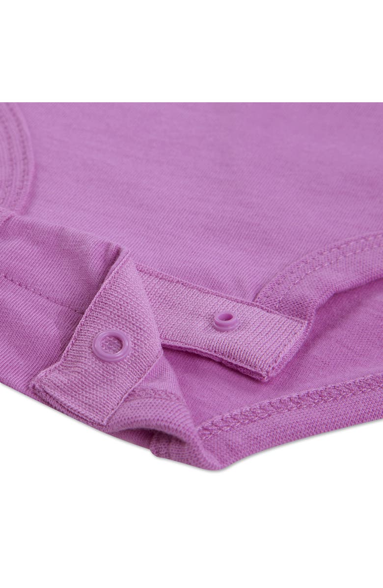 Nike Bodysuit & Paperbag Waist Pants Set, Alternate, color, Light Magenta
