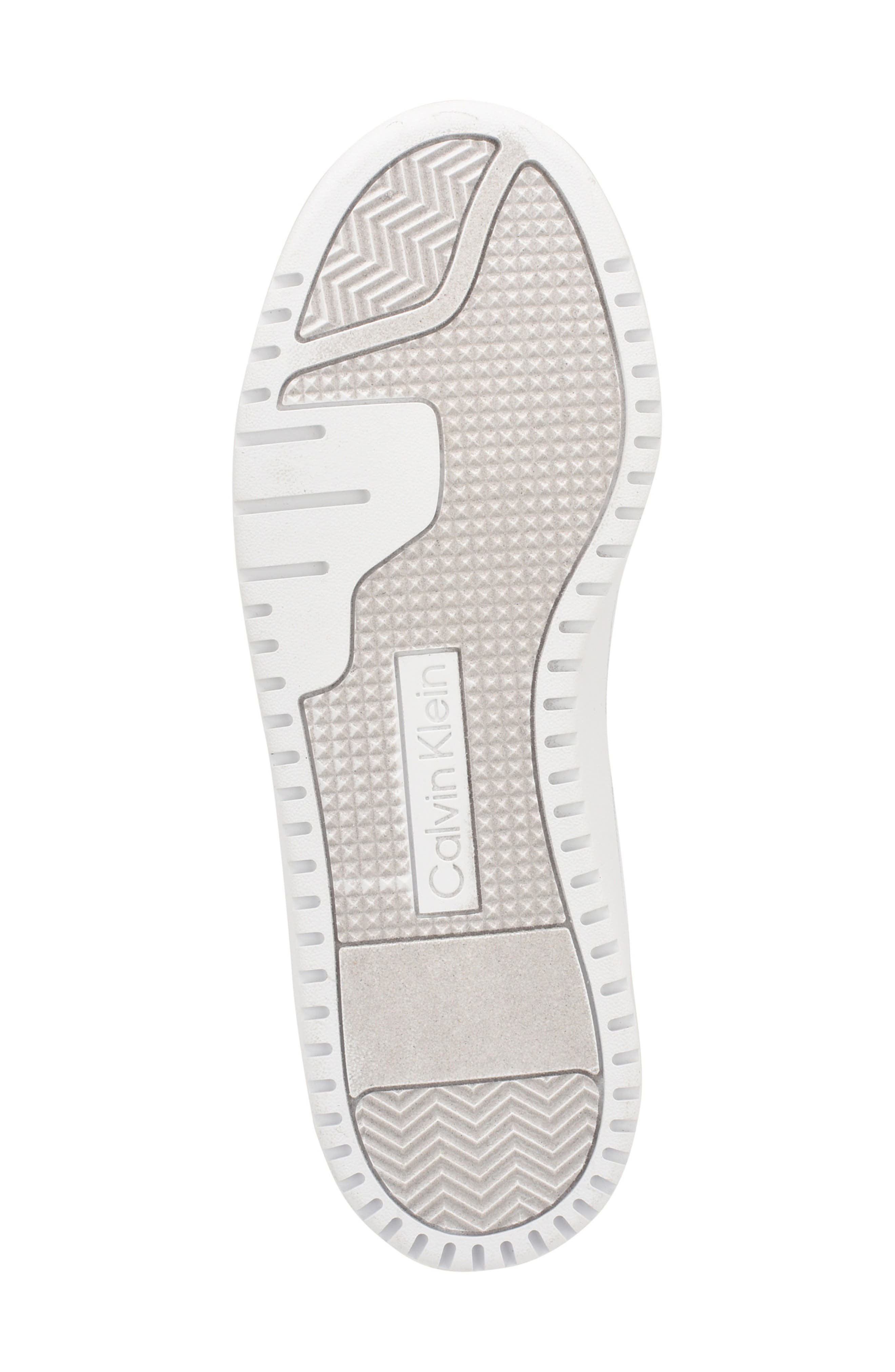 Calvin Klein Carlla Embossed Platform Sneaker, Alternate, color, White