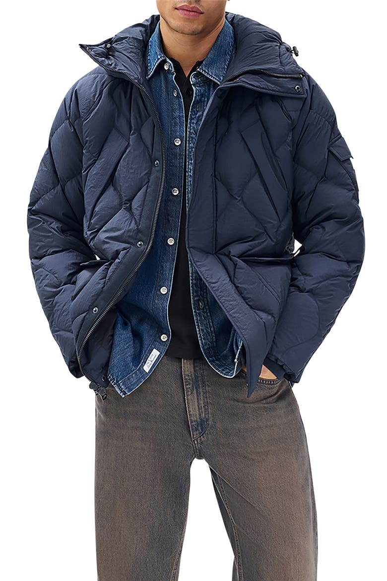 Dane Quilted Shield Jacket, Main, color, SALUTE