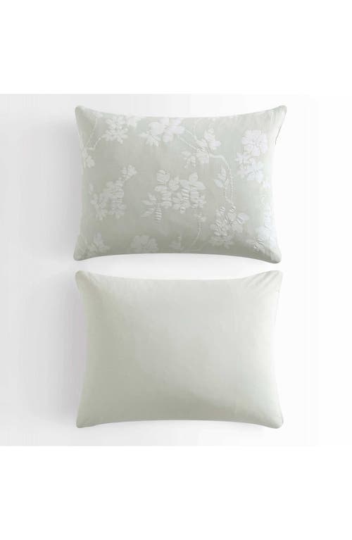Calvin Klein Spring Branches Comforter & Sham Set In Pearl Grey