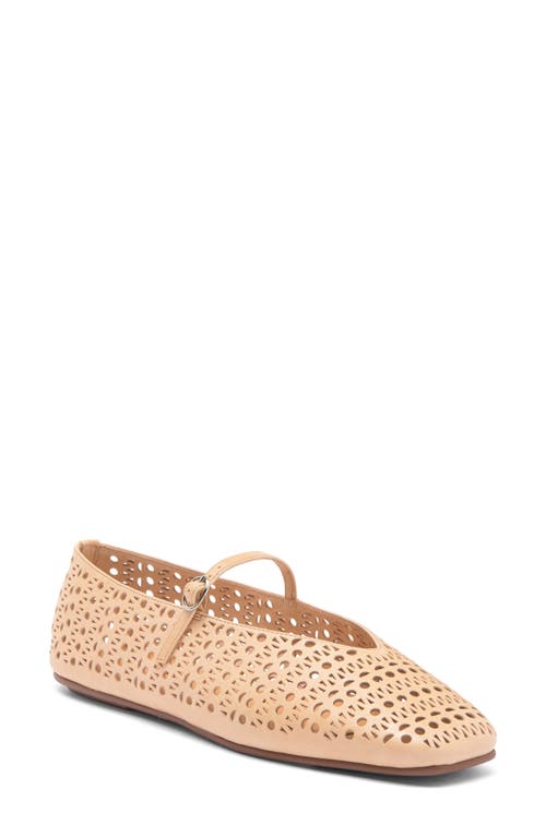 JEFFREY CAMPBELL JEFFREY CAMPBELL KHLOE PERFORATED SQUARE TOE FLAT 