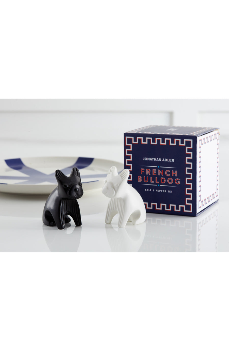 Jonathan Adler French Bulldog Salt and Pepper Set, Alternate, color,