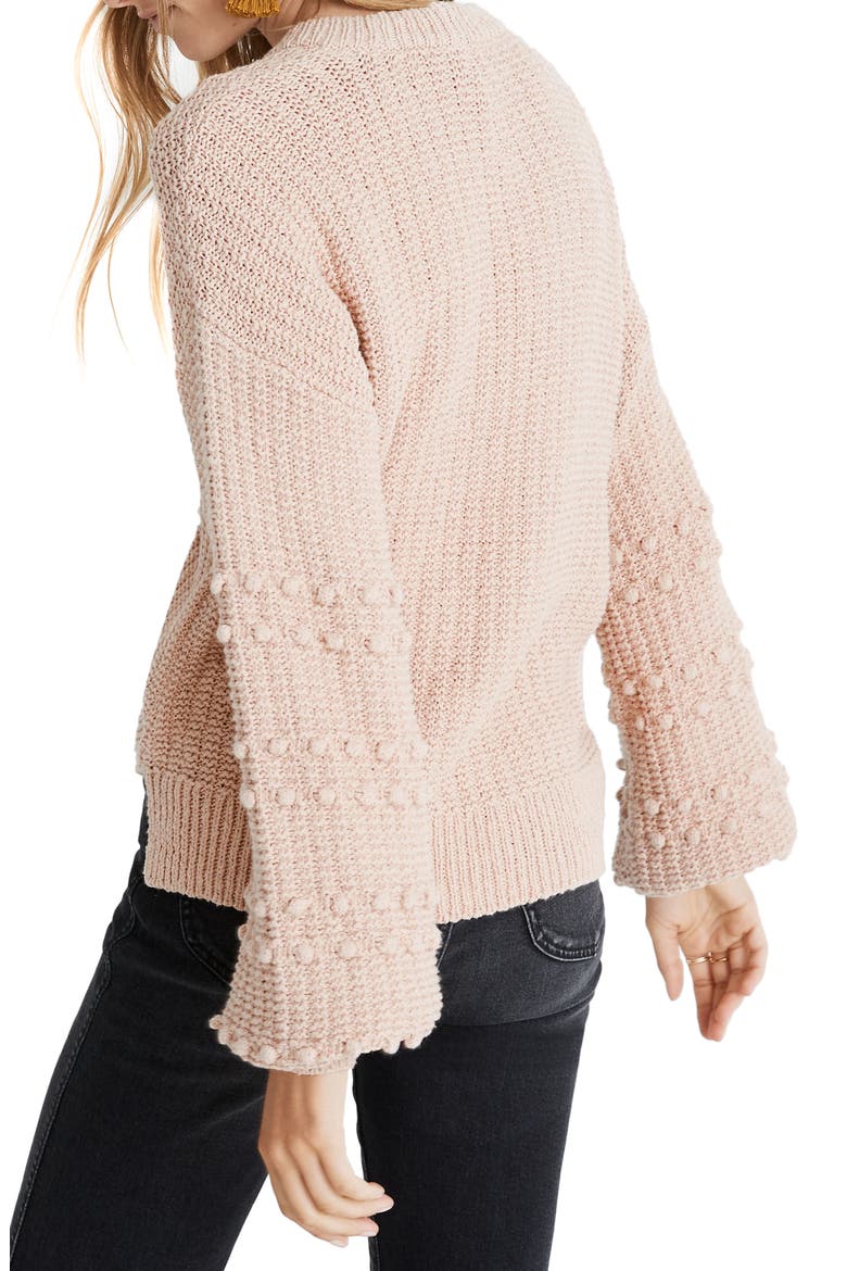 Bobble Sweater, Alternate, color, AVALON PINK