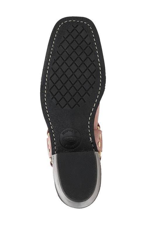 Frye Harness Square Toe Boot In Woodrose