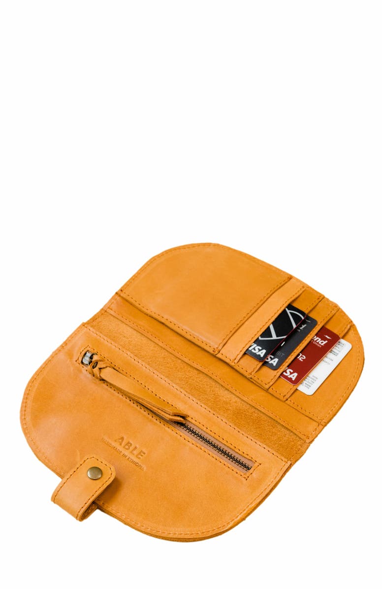 ABLE Marisol Wallet, Alternate, color, Cognac