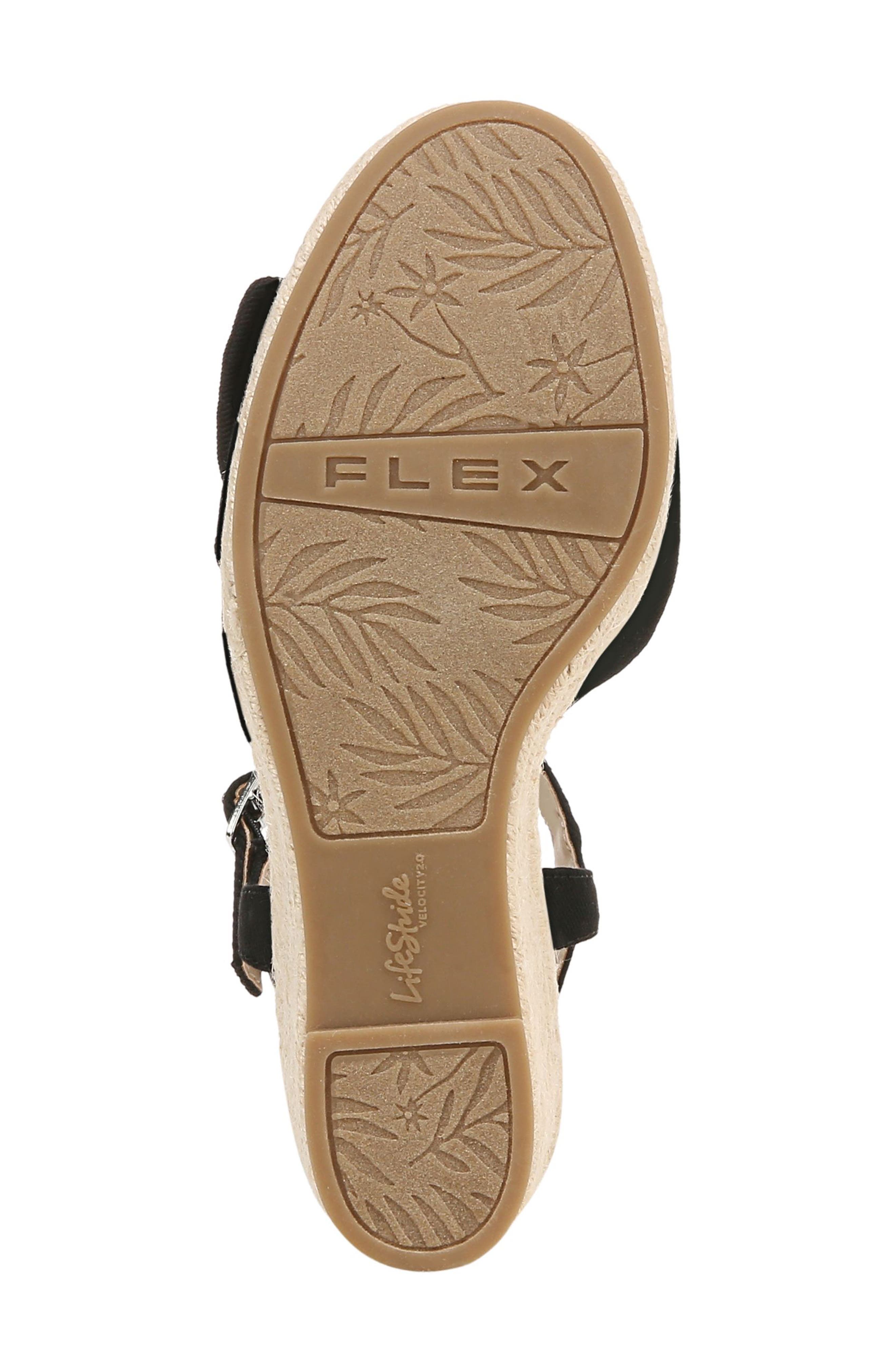 LifeStride Tahlia Wedge, Alternate, color, Black