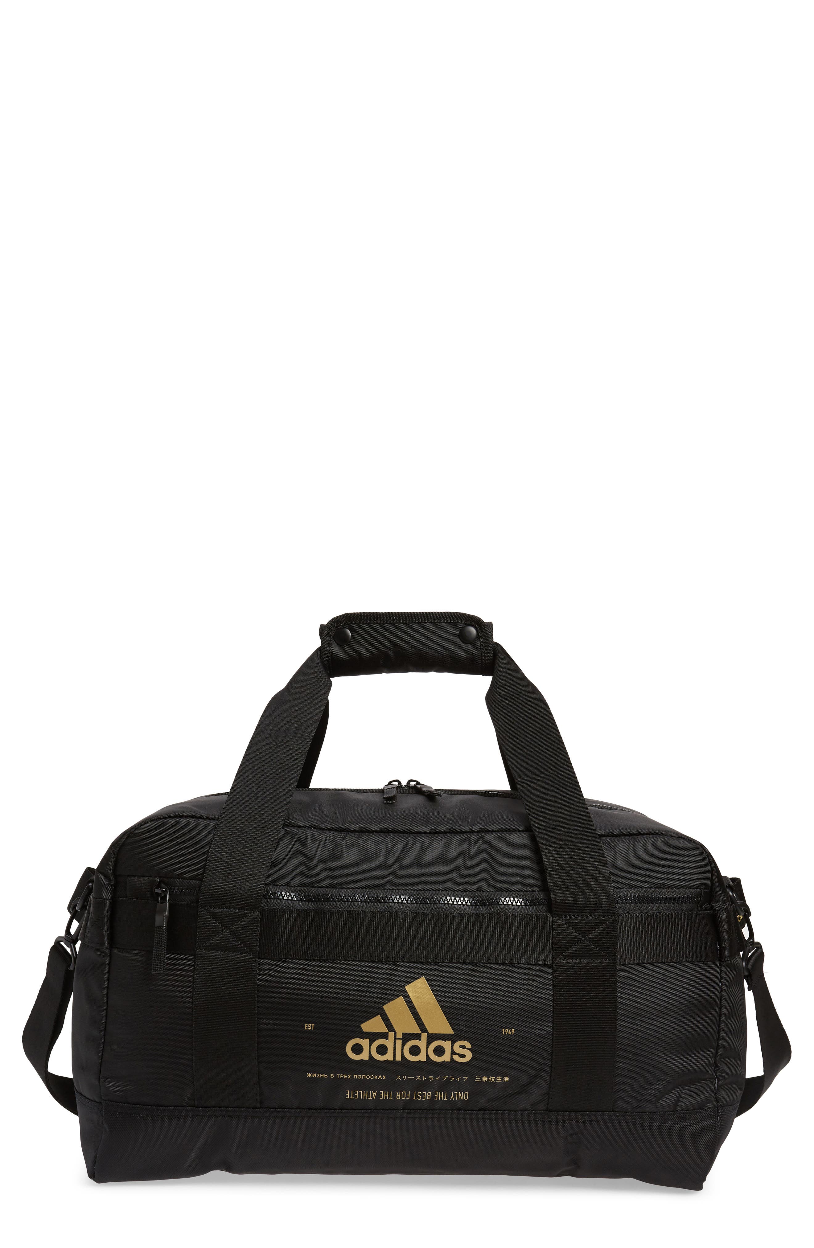 adidas Amplifier II Duffle Bag, Main, color, 