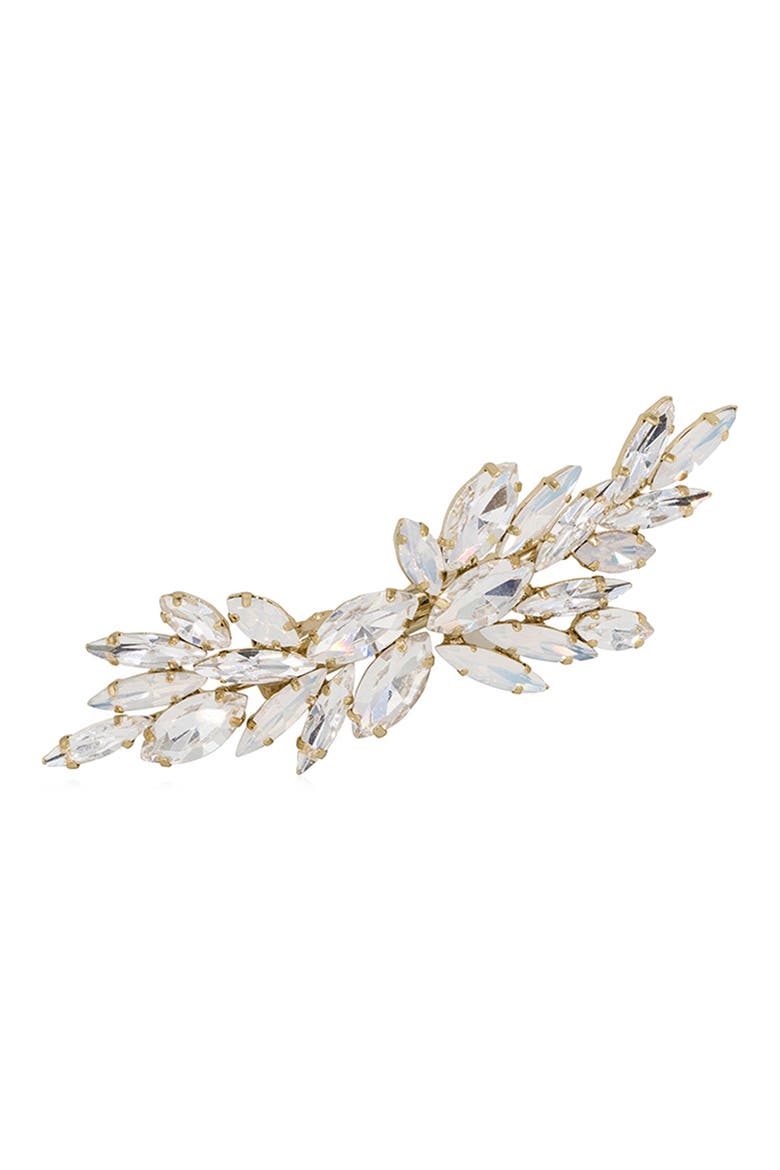 Monet Opal & Swarovski Crystal Clip, Main, color, GOLD