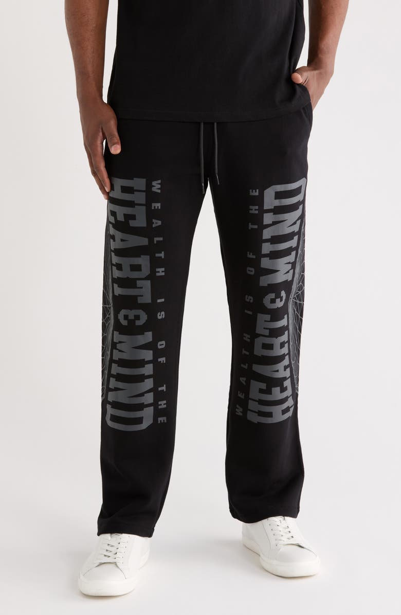 Billionaire Boys Club Mercer French Terry Sweatpants, Main, color, Black