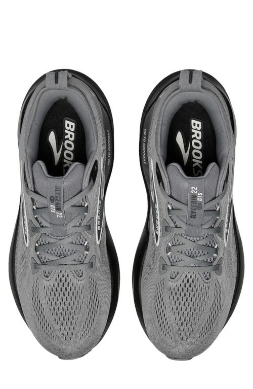 Brooks Glycerin 22 Running Shoe In Primer Gray/ebony/bluewash