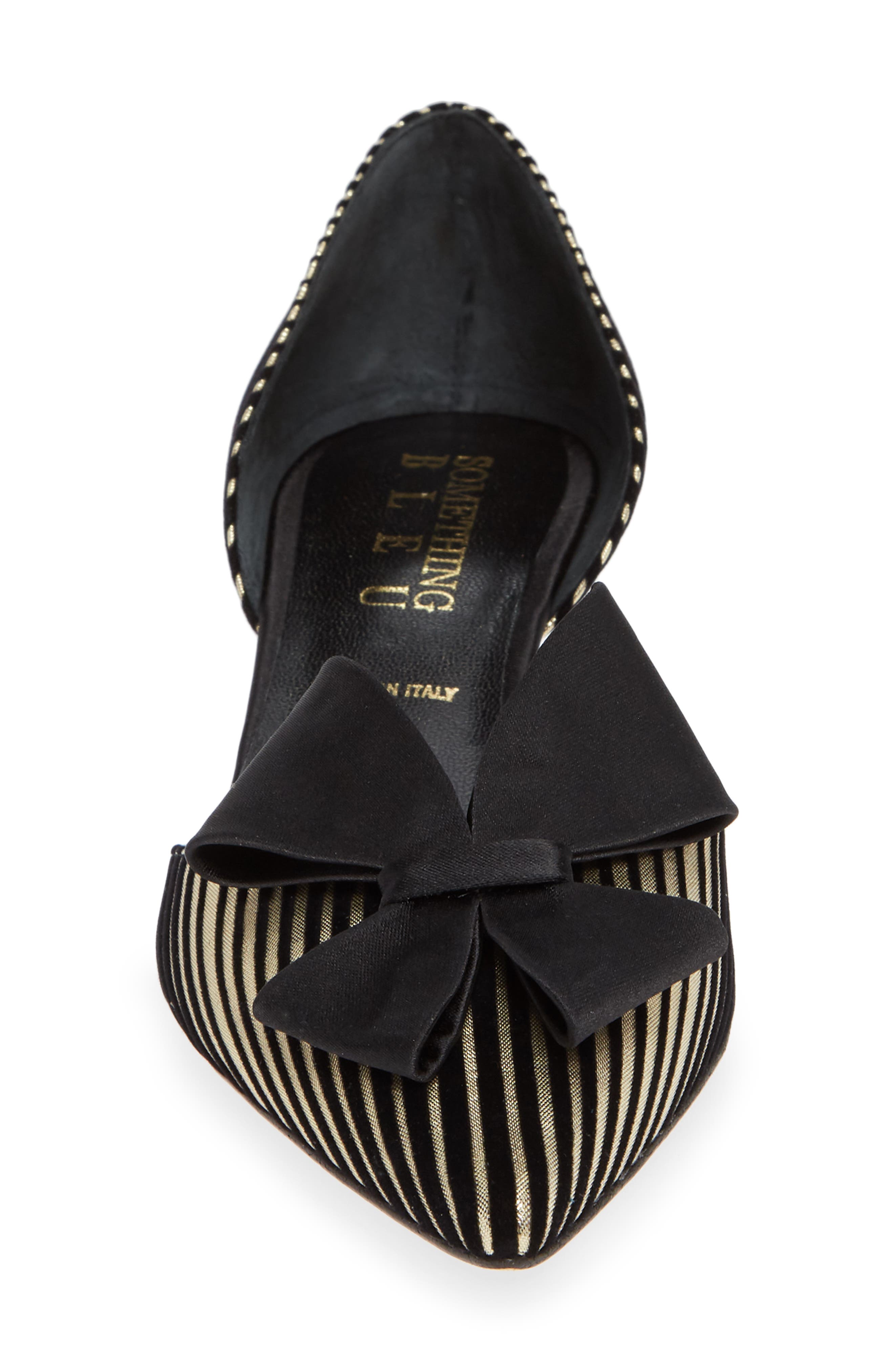 Something Bleu Cliff Bow d'Orsay Pump, Alternate, color, 