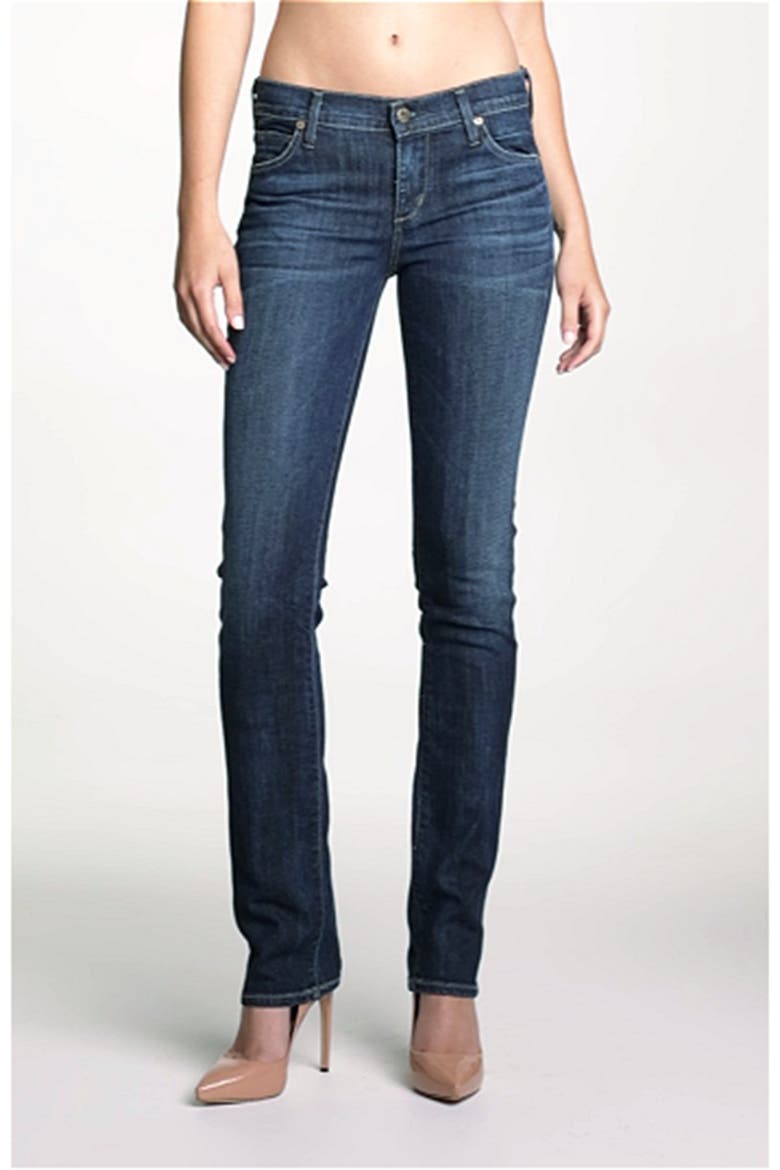 'Ava' Straight Leg Stretch Denim Jeans, Alternate, color, NEW SPECTRUM