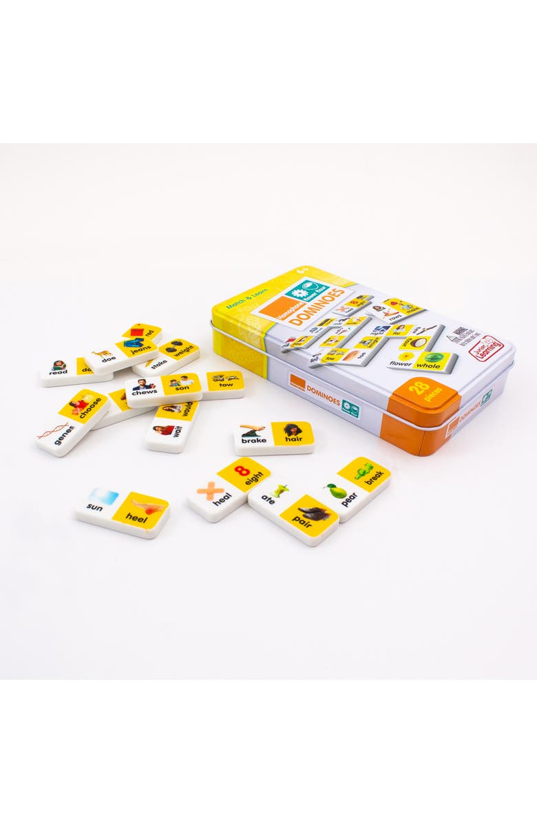 Junior Learning Homophone Dominoes Language Arts, Alternate, color, 