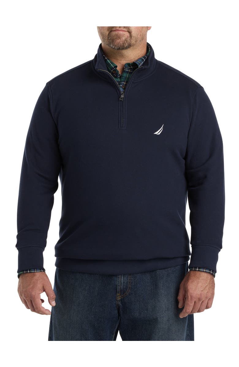 Nautica Big & Tall Navtech 1/4-Zip Fleece Pullover, Main, color, 