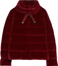 Herno Stretch Velvet Down Puffer Jacket