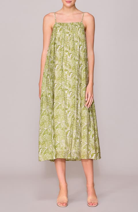 Strapless Organza Sundress