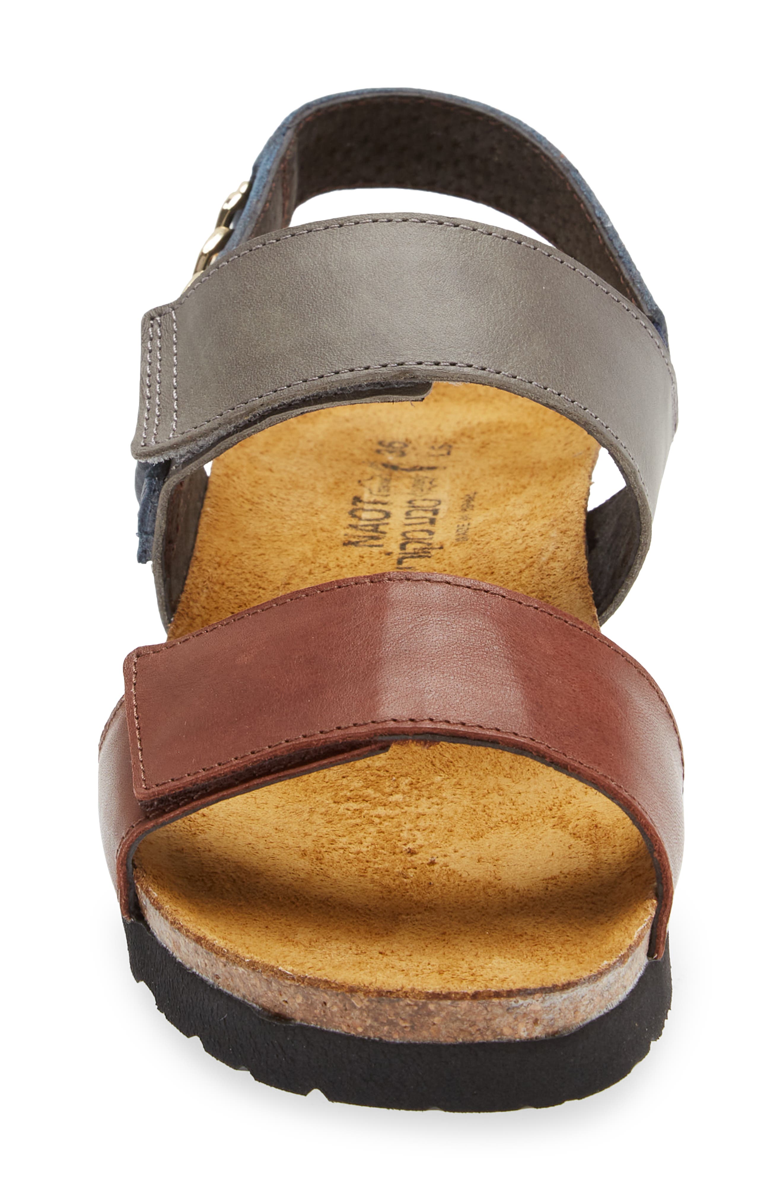 Eliana Slingback Sandal, Alternate, color, CHESTNUT/ FOGGY GREY/ SOFT INK