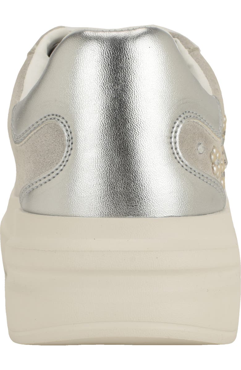 GUESS Elbina Sneaker, Alternate, color, Ivory