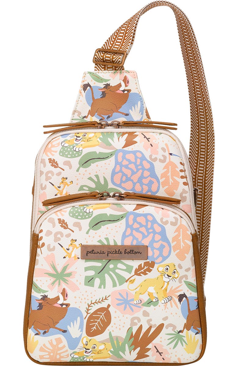 Petunia Pickle Bottom x Disney Hakuna Matata Crisscross Sling Bag, Main, color,