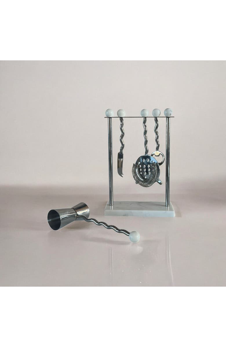 Meso Goods June Bar Set, Alternate, color, Silver