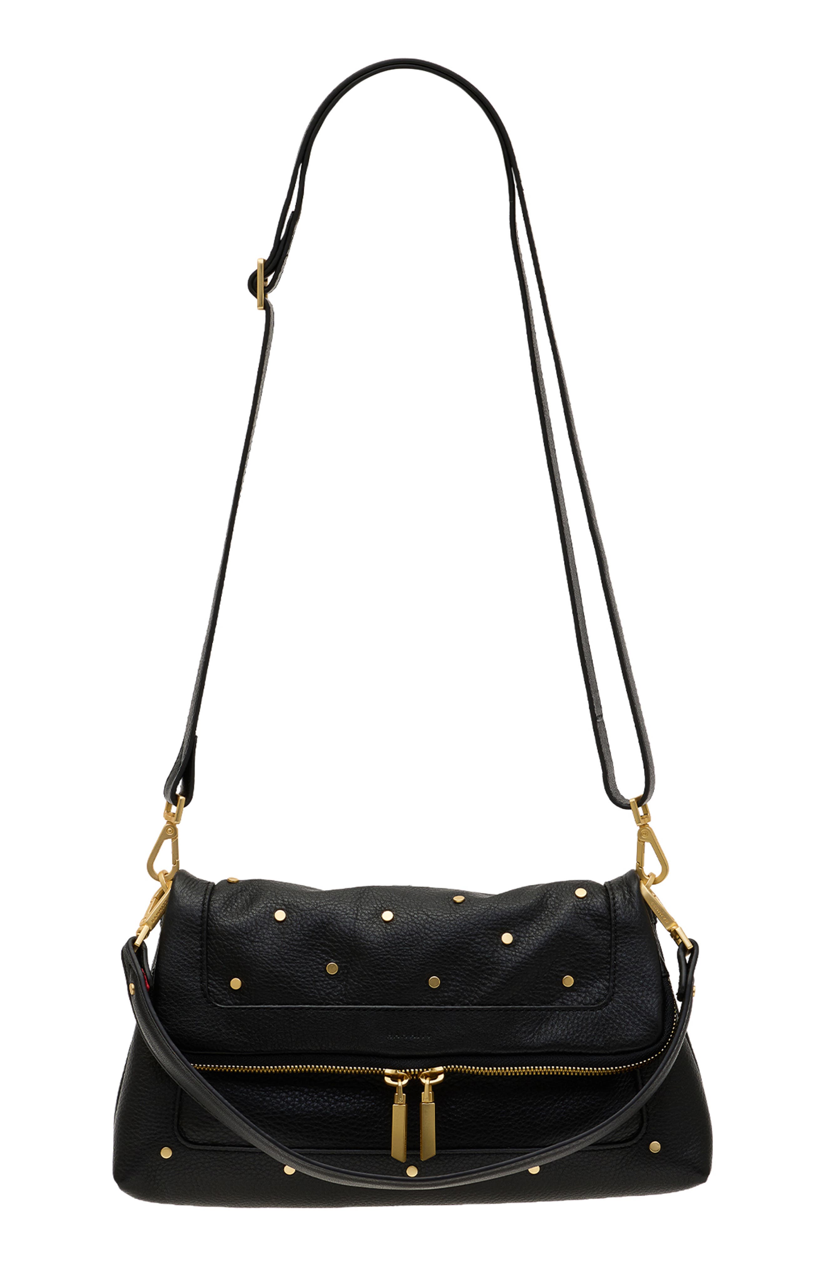Beverly Medium Leather Shoulder Bag, Alternate, color, STARLIGHT/ BRUSHED GOLD