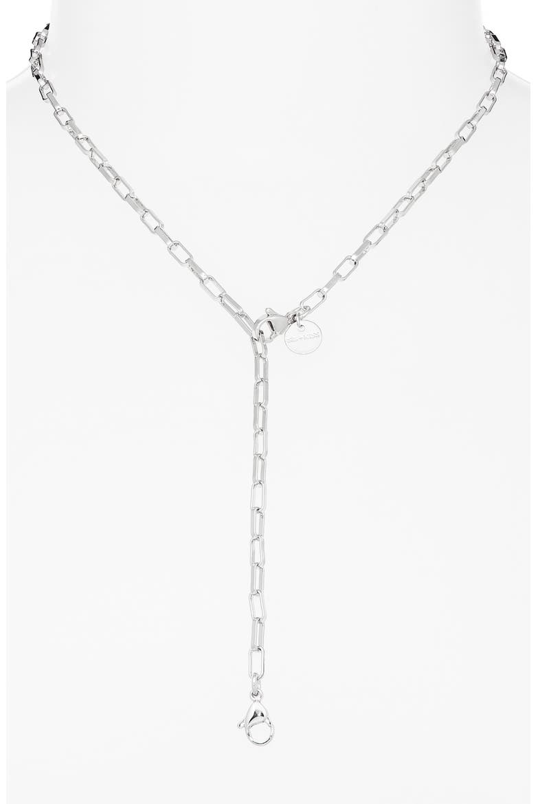 Chelsea Lariat Chain Necklace, Alternate, color, SILVER