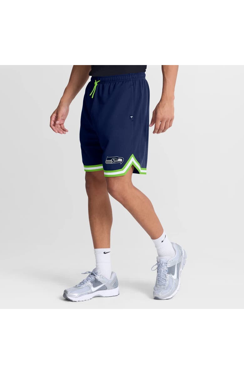 FANATICS Men's Fanatics College Navy Seattle Seahawks Fearless Drive Shorts, Alternate, color, College Navy