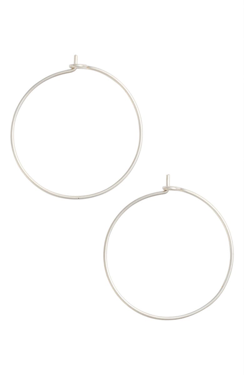 Nashelle Medium Pure Hoop Earrings, Main, color,