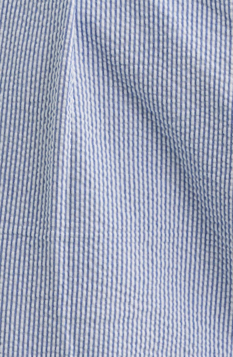 Service Works Part Timer Organic Cotton Seersucker Pants, Alternate, color, Navy Stripe