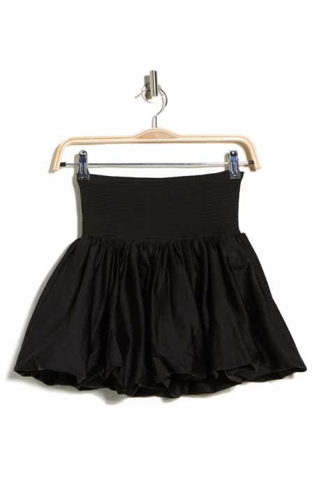 Alice + Olivia Arden Drop Waist Bubble Hem Skirt