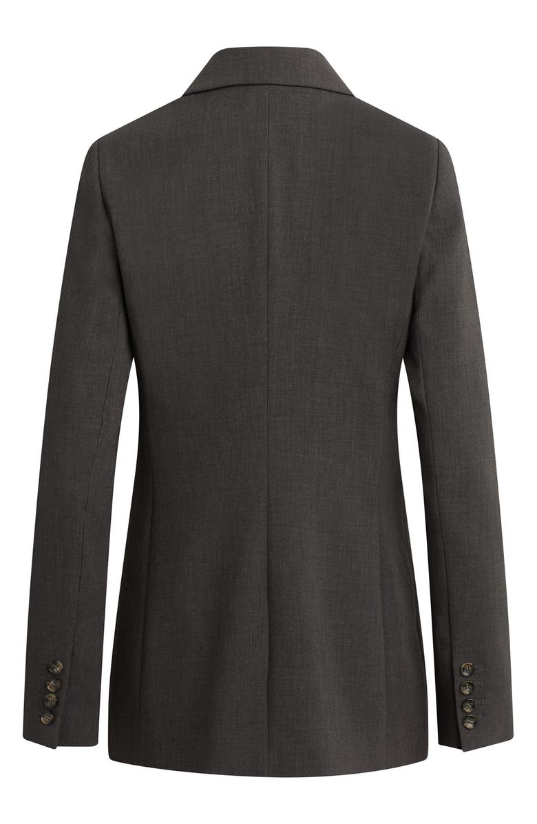 Favorite Daughter The Phoebe Double Breasted Blazer, Alternate, color, Grey Suiting