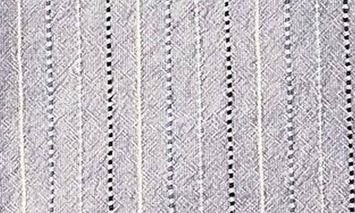 Coyuchi Fringe Stripe Set Of 2 Organic Cotton Hand Towels In Blue
