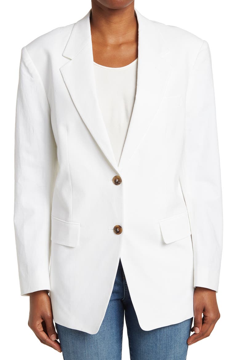 Grandfather Jacket, Alternate, color, SUITING WHITE