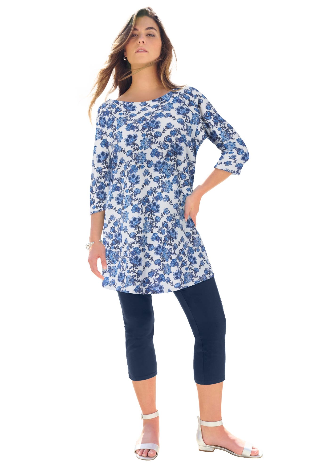 BLUE VINE FLORAL