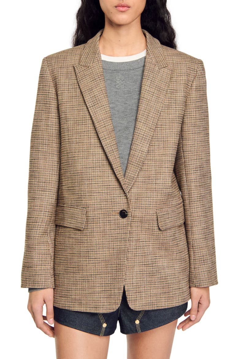 Suit jacket, Main, color, Brown