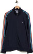 Original Penguin Stripe Fleece Track Jacket
