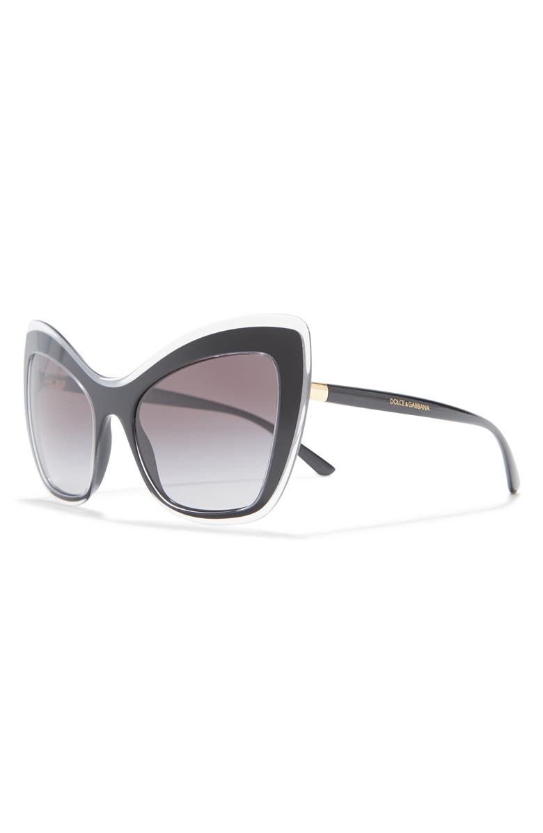 Dolce&Gabbana Dolce and Gabbana 54mm Cat Eye Sunglasses, Alternate, color,