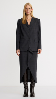 Smythe Straight Three Button Blazer